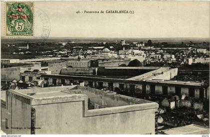 CPA AK MAROC CASABLANCA - Panorama de CASABLANCA (280612)