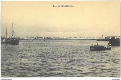 CPA CASABLANCA - Rade de Casablanca - Ed. J. Boussuge , Casablanca