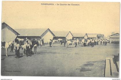 CPA CASABLANCA - Le Quartier des Chasseurs - Ed. J. Boussuge , Casablanca