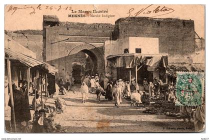 Maroc - Meknès - Marché