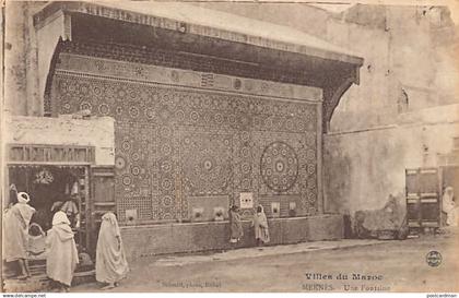 Maroc - MEKNÈS - Une fontaine