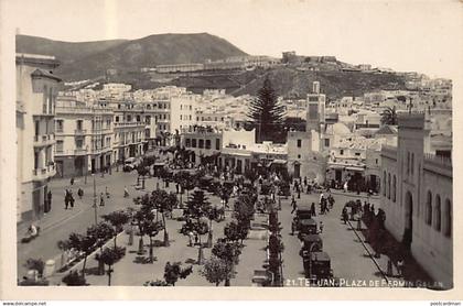 Marruecos - TETUAN - Plaza de Fermin Galan - REAL PHOTO - Ed. desconocido