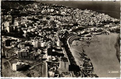 CPA AK MAROC TANGER - En avion sur TANGER (280810)