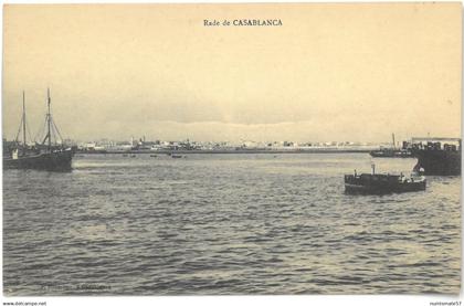 CPA CASABLANCA - Rade de Casablanca - Ed. J. Boussuge , Casablanca