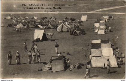 CPA AK MAROC TAOURIRT - Bivouac de la Colonne Mobile (92721)