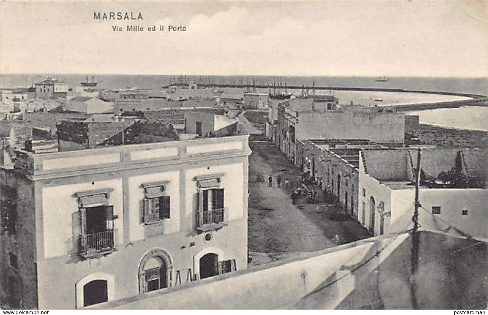 MARSALA - Via Mille ed il Porto