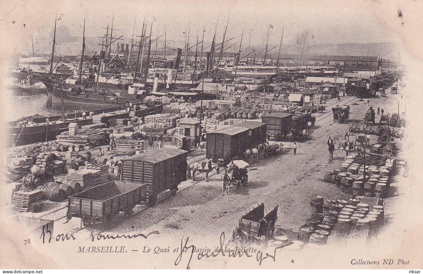 MARSEILLE(BATEAU PAQUEBOT)