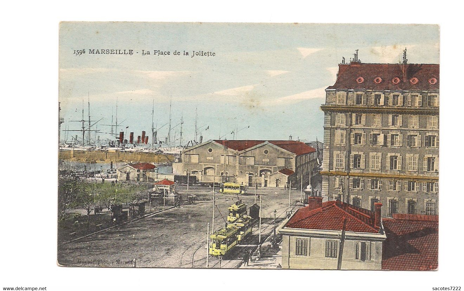 MARSEILLE - La Place de la Joliette - TRAMWAY -