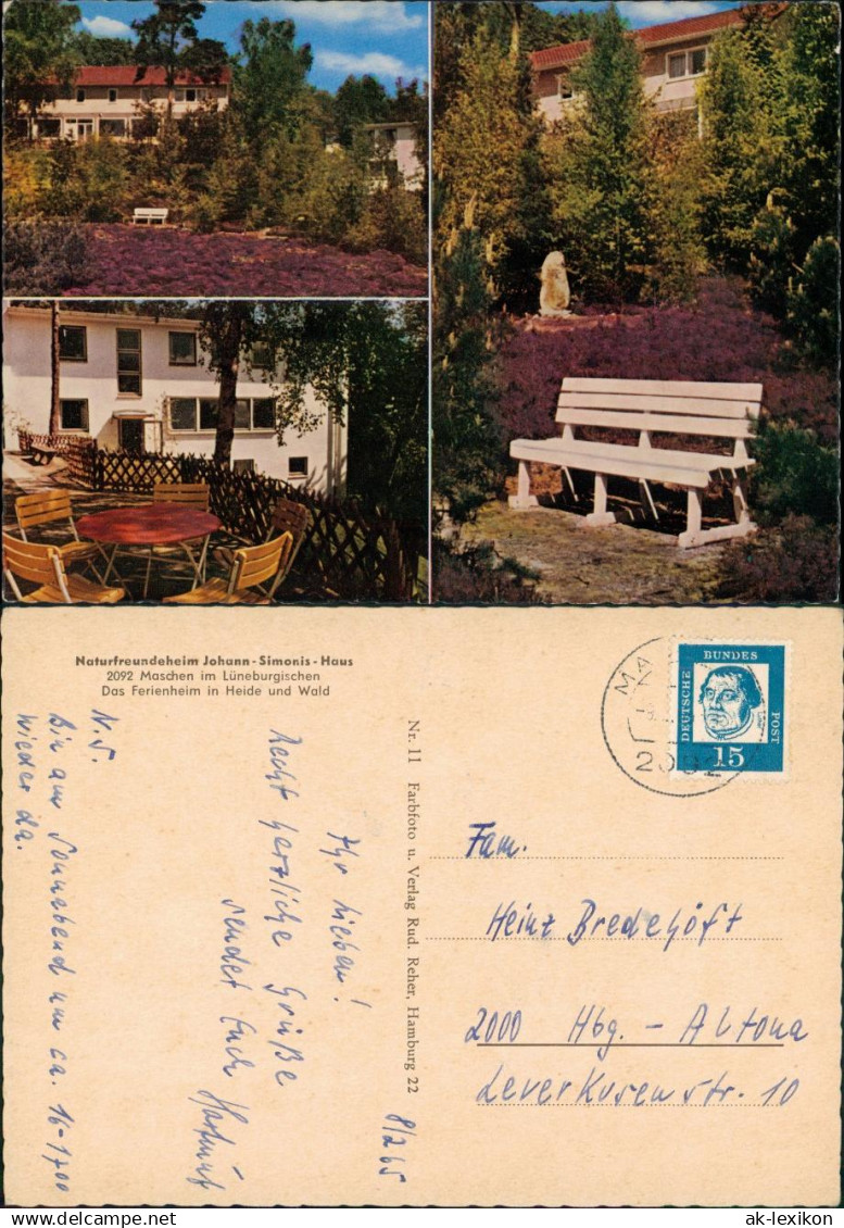 Maschen-Seevetal Naturfreundeheim Johann-Simonis-Haus Ferienheim Heide  1965