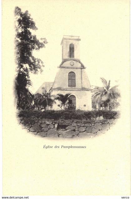 Carte POSTALE  Ancienne  de  MAURICE - PAMPLEMOUSSES / Eglise