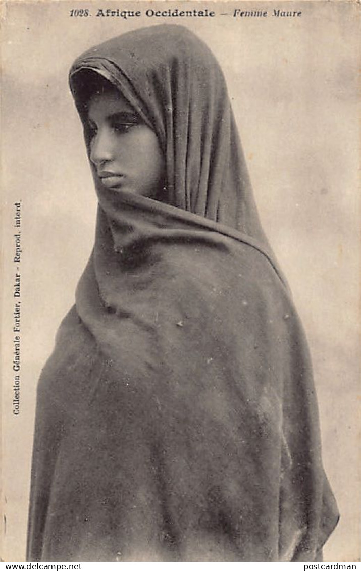 Mauritanie - Femme Maure - Ed. Fortier 1028