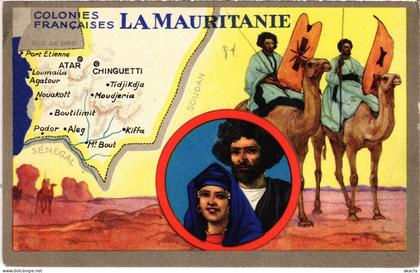 PC MAURITANIA LES COLONIES FRANCAISES LA MAURITANIE (a53248)