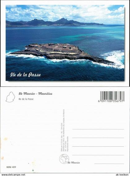 Mauritius Ile Maurice Luftbild Überflugkarte Insel Ile de la Passe 2005