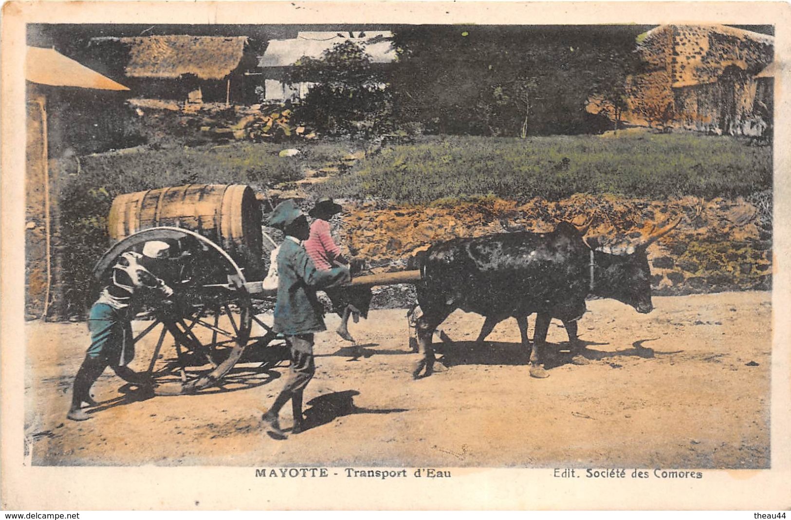 ¤¤  -   MAYOTTE   -   Transport d'Eau  -  Attelage  -  ¤¤