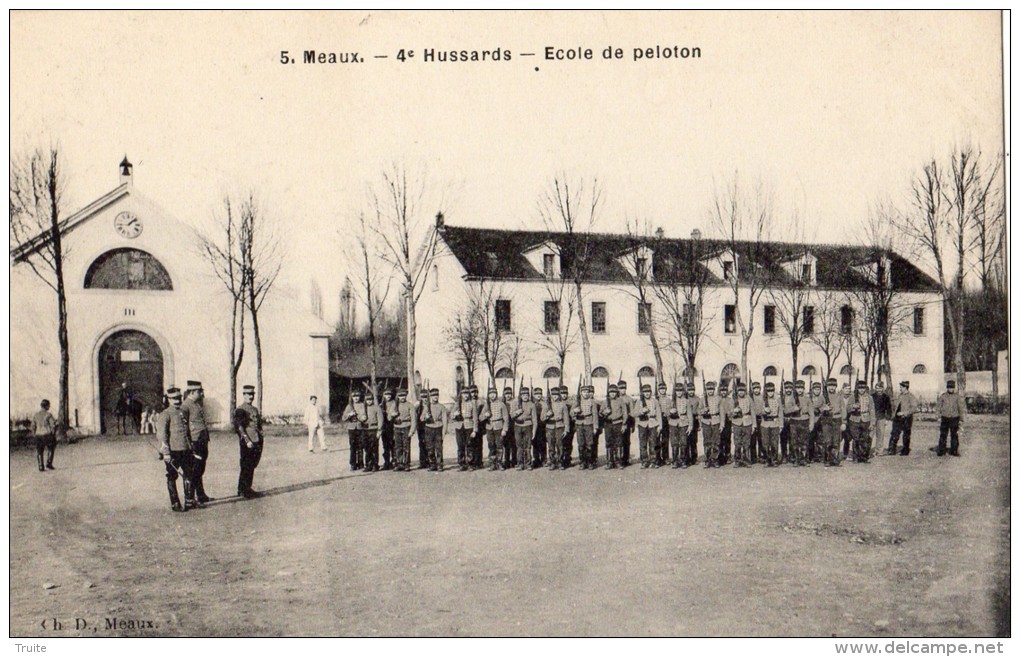 MEAUX 4EME HUSSARDS ECOLE DE PELOTON