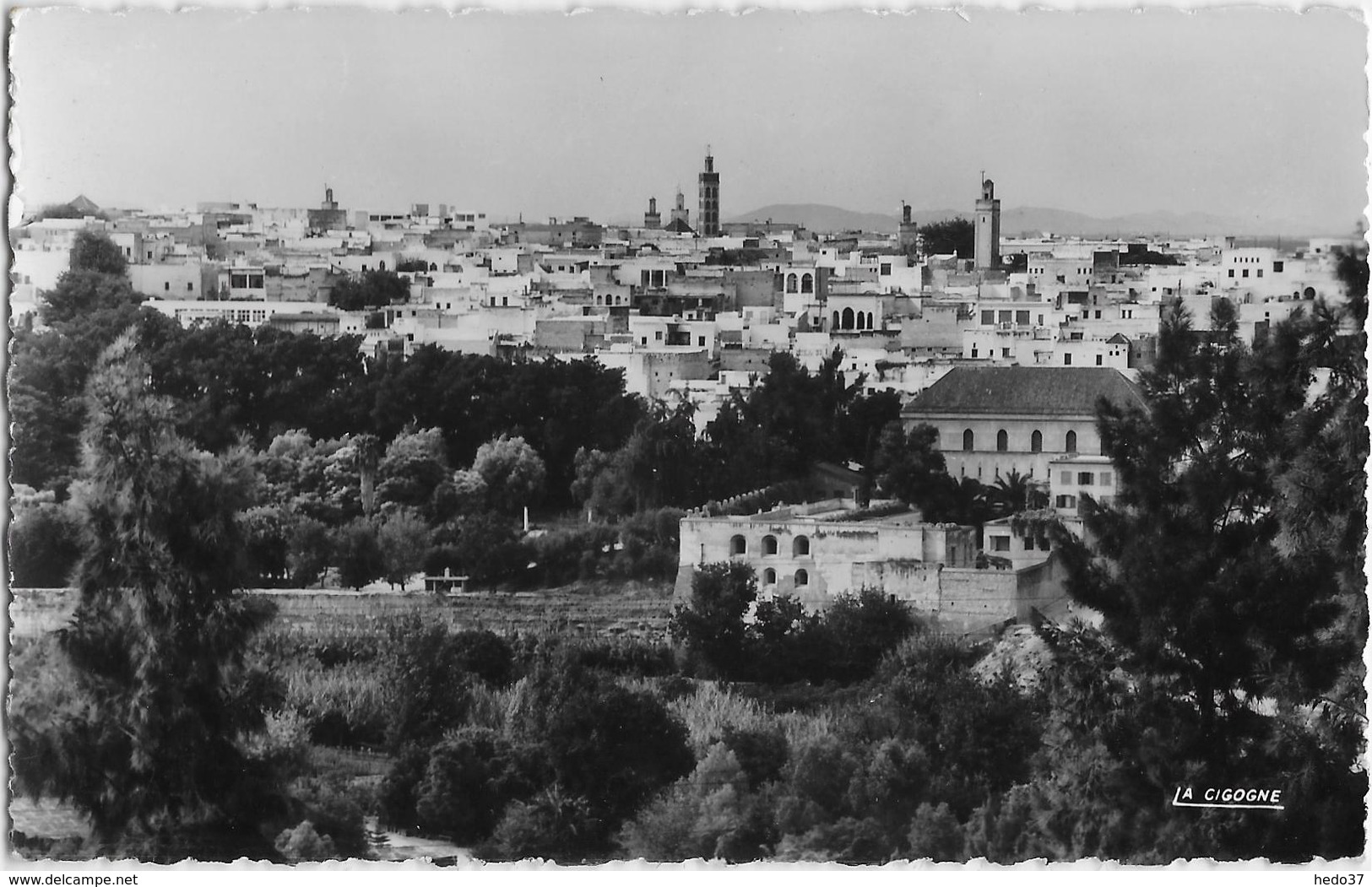 Meknès - La Médina vue de l'Hôtel Transatlantique