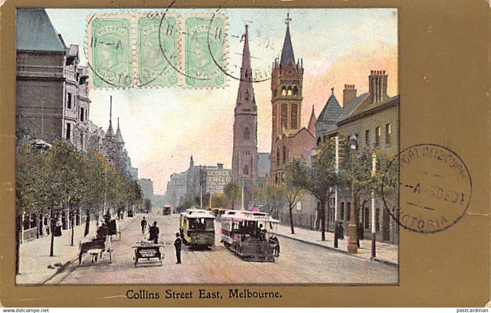 MELBOURNE (VIC) Collins Street East - Publ. unknown