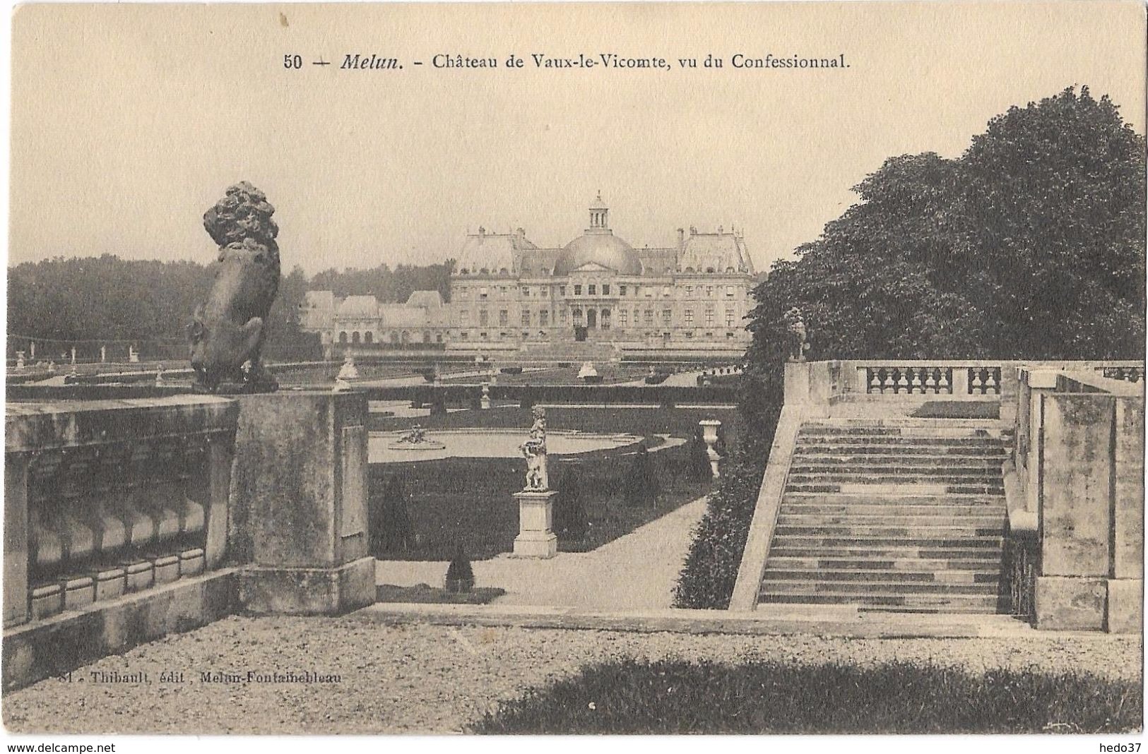 Melun - Château de Vaux-le-Vicomte, vu du Confessionnal