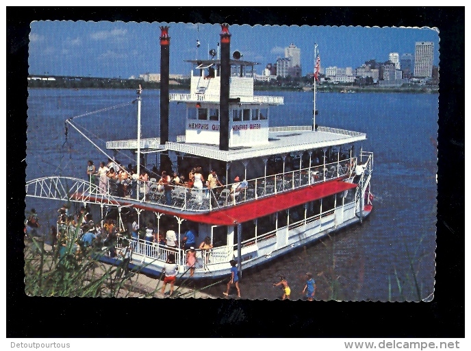 MEMPHIS Tennessee boat Memphis Queen II 1980 bateau ship Schiff