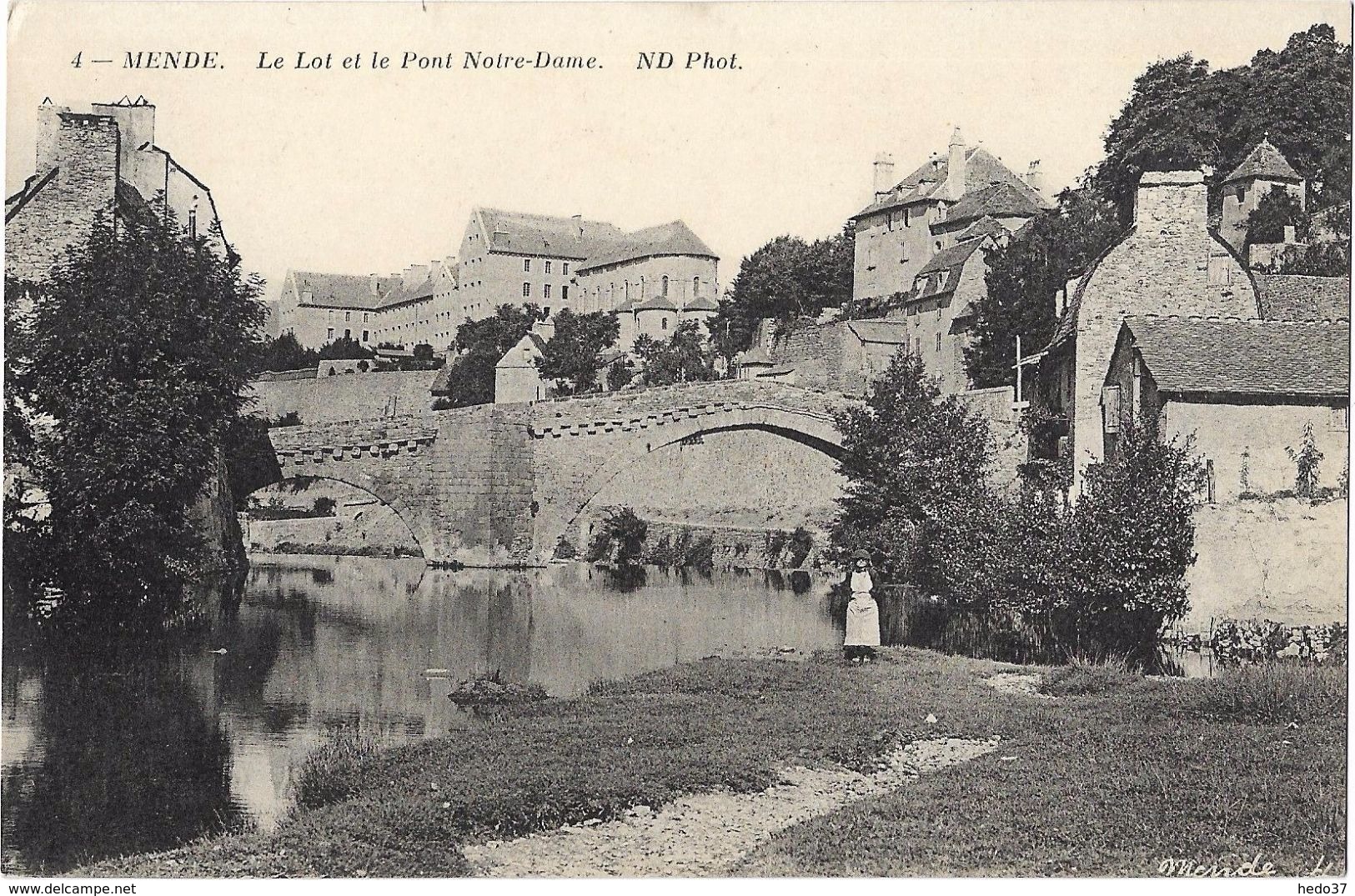 Mende - Le Lot et le Pont Notre-Dame