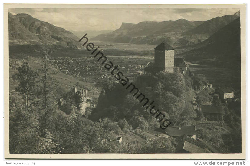 Merano - Castello Tirolo - Foto-AK 1928 - Verlag Leo Baehrendt Merano