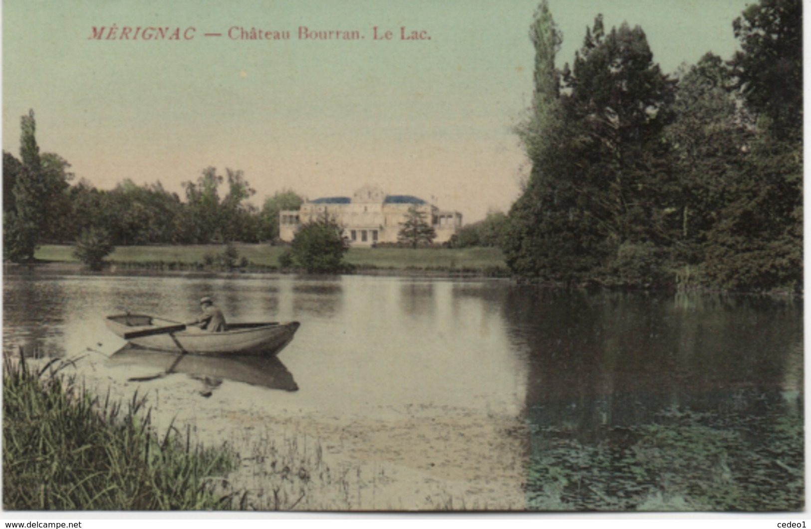 MERIGNAC  CHATEAU BOURRAN  LE LAC