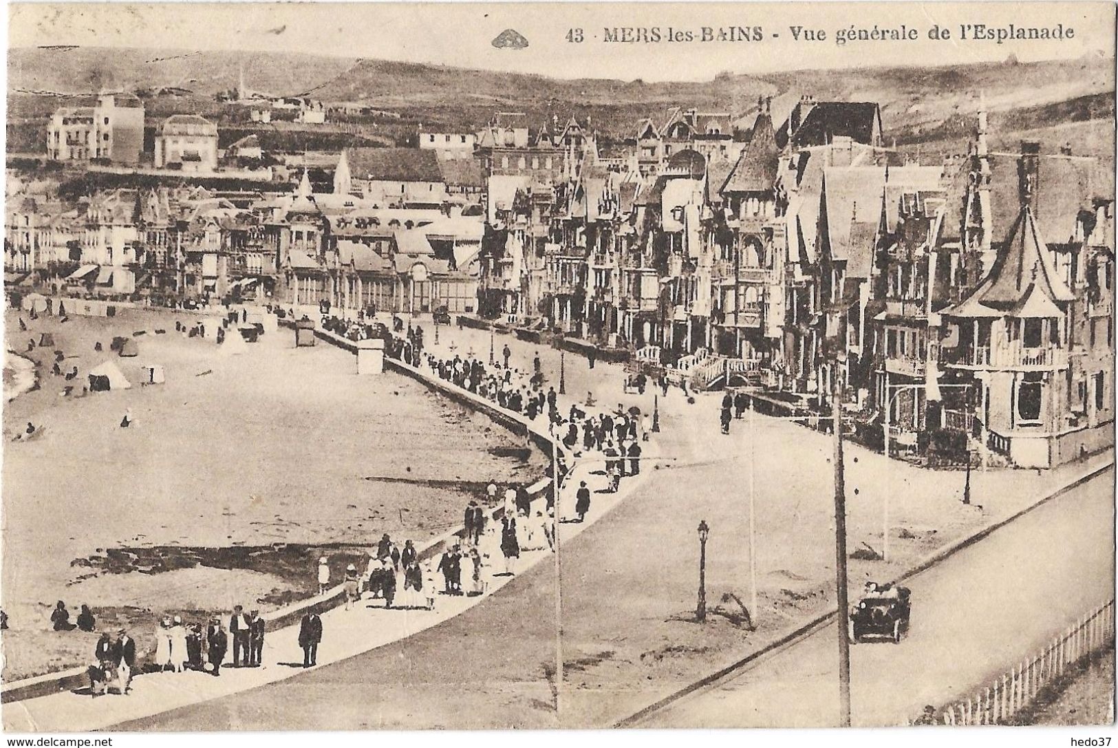 Mers-les-Bains - Vue Générale de l'Esplanade