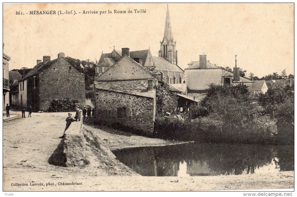 MESANGER ARRIVEE PAR LA ROUTE DE TEILLE