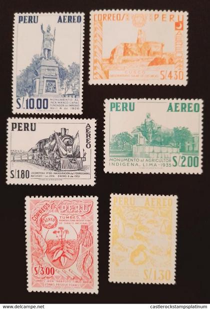 SJ) 1935 PERU MONUMENTS, HIGH CATALOG VALUE, XF