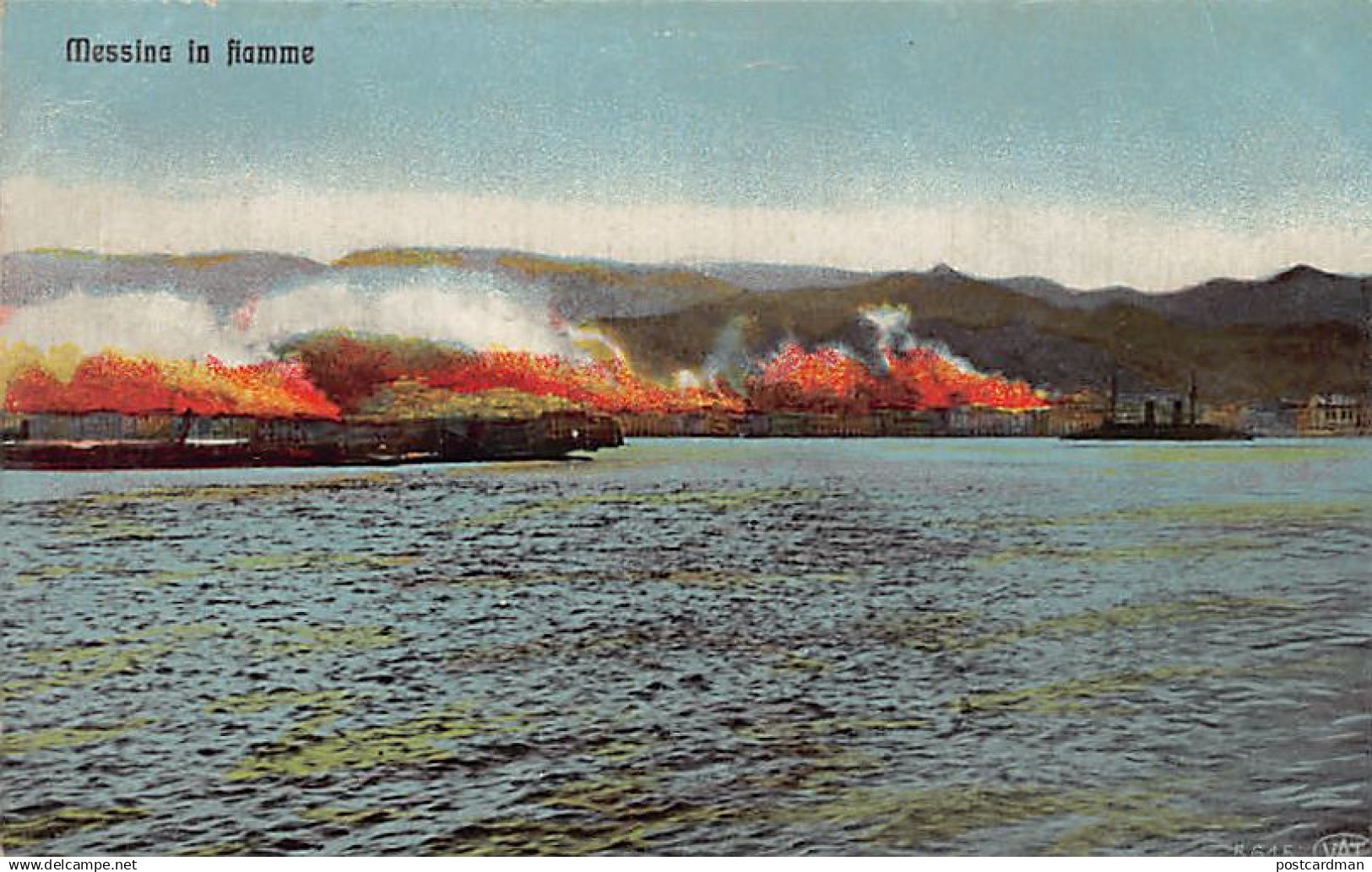 MESSINA - Messina in fiamme