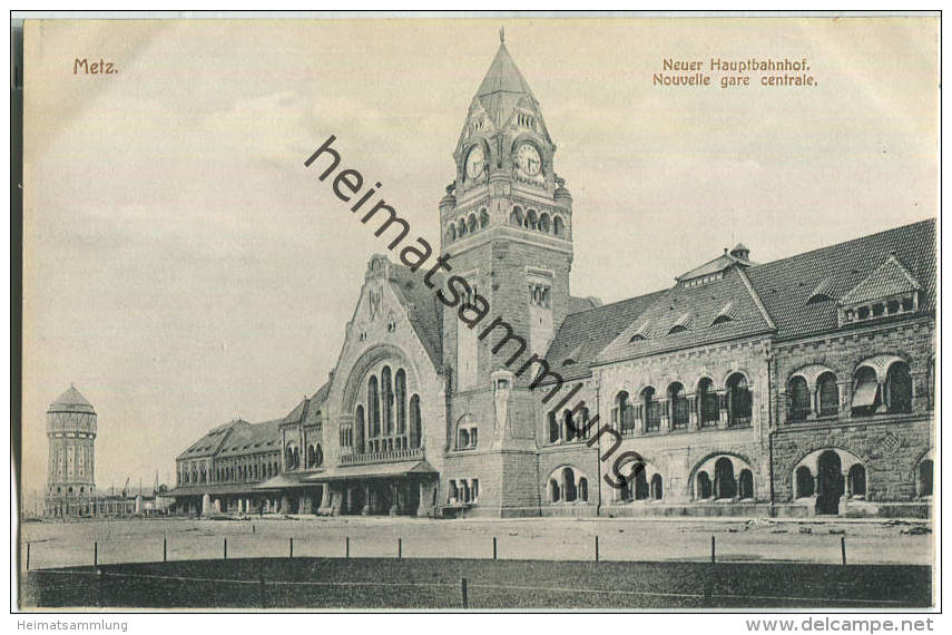 Metz - Neuer Hauptbahnhof - Nouvelle gare central - Verlag G. Scriba Metz