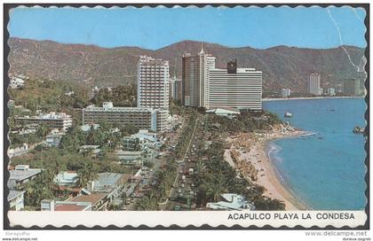 Acapulco old postcard travelled 1981 to Yugoslavia bb