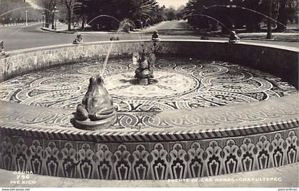 Ciudad de México - CHAPULTEPEC - Fuente de las Ramas - REAL PHOTO Foto - Ed. Osuna 796