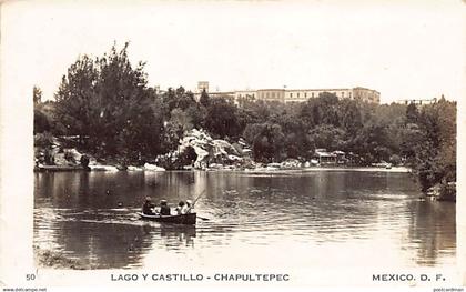 CIUDAD DE MÉXICO - Lago y Castillo de Chapultepec - REAL PHOTO - Ed. desconocido 50