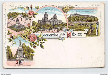 Ciudad de México - LITHO Litografía - - Ed. Ruhland y Ahlschier 1646