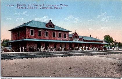 MEXIQUE - estacion del ferrocarril cuernavaca