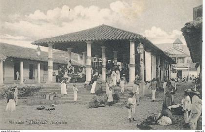 Acapulco Mercado " Zaragoza "  Edicion Billings . Lampadaire Petrole ?