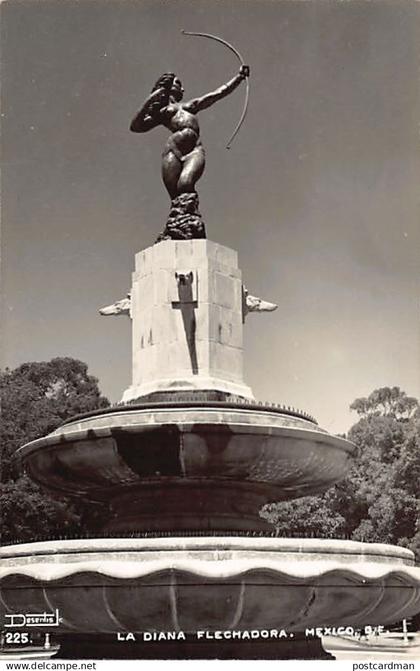 Ciudad de México - La Diana Flechadora - REAL PHOTO Foto - Ed. Desentis 225