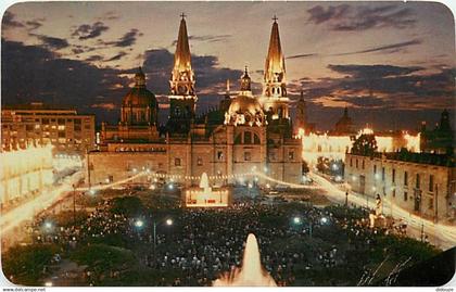 Mexique - Mexico - Guadalajara - Jalisco - Crepusculo sobre la Catedral de Guadalajara - Twilight Sky over Guadalajara's