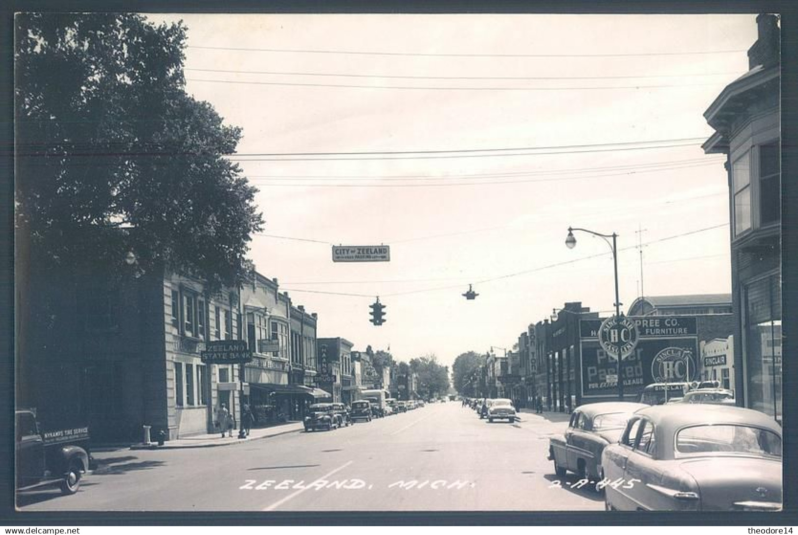 MI Michigan ZEELAND  1954 Real Photo