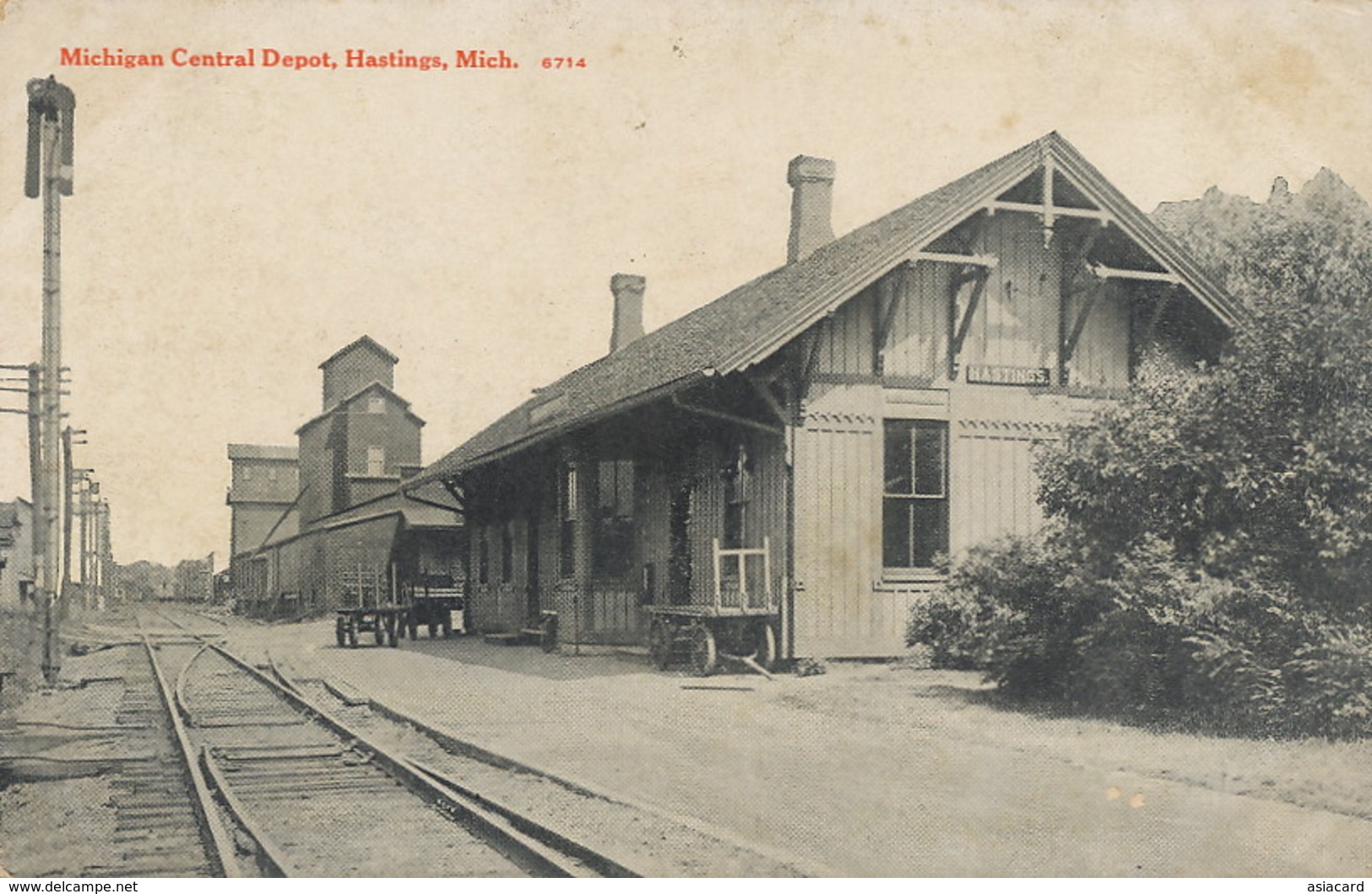 Michigan Central Depot Hastings Michigan