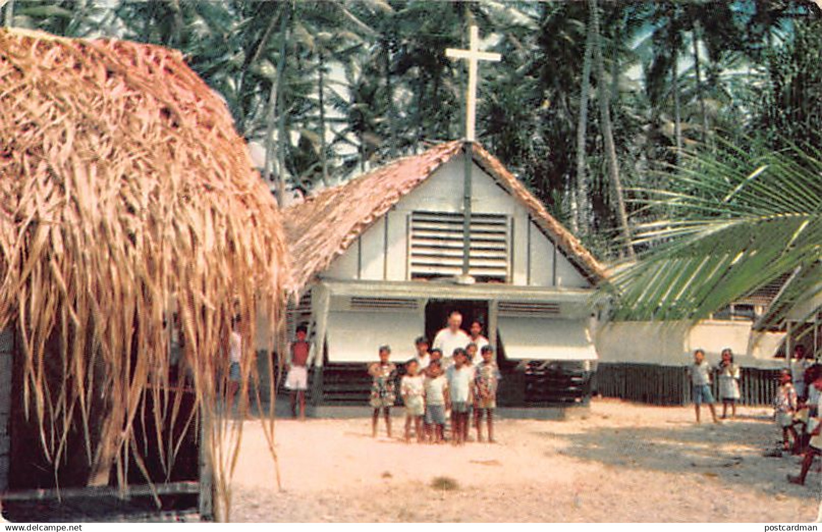 Micronesia - Marshall Islands - Mission church on Kwajalein Atoll - Publ. Kwajkard