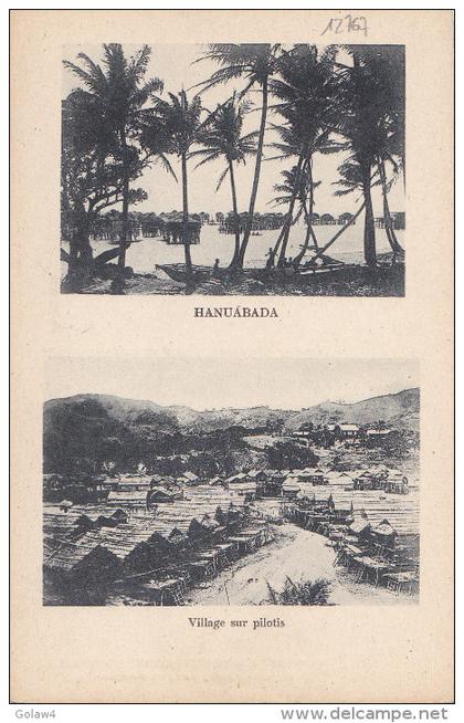 12767# Papouasie Nouvelle Guinee papua new guinea carte postale postcard Hanuabada et village pilotis, Neuve, TBE