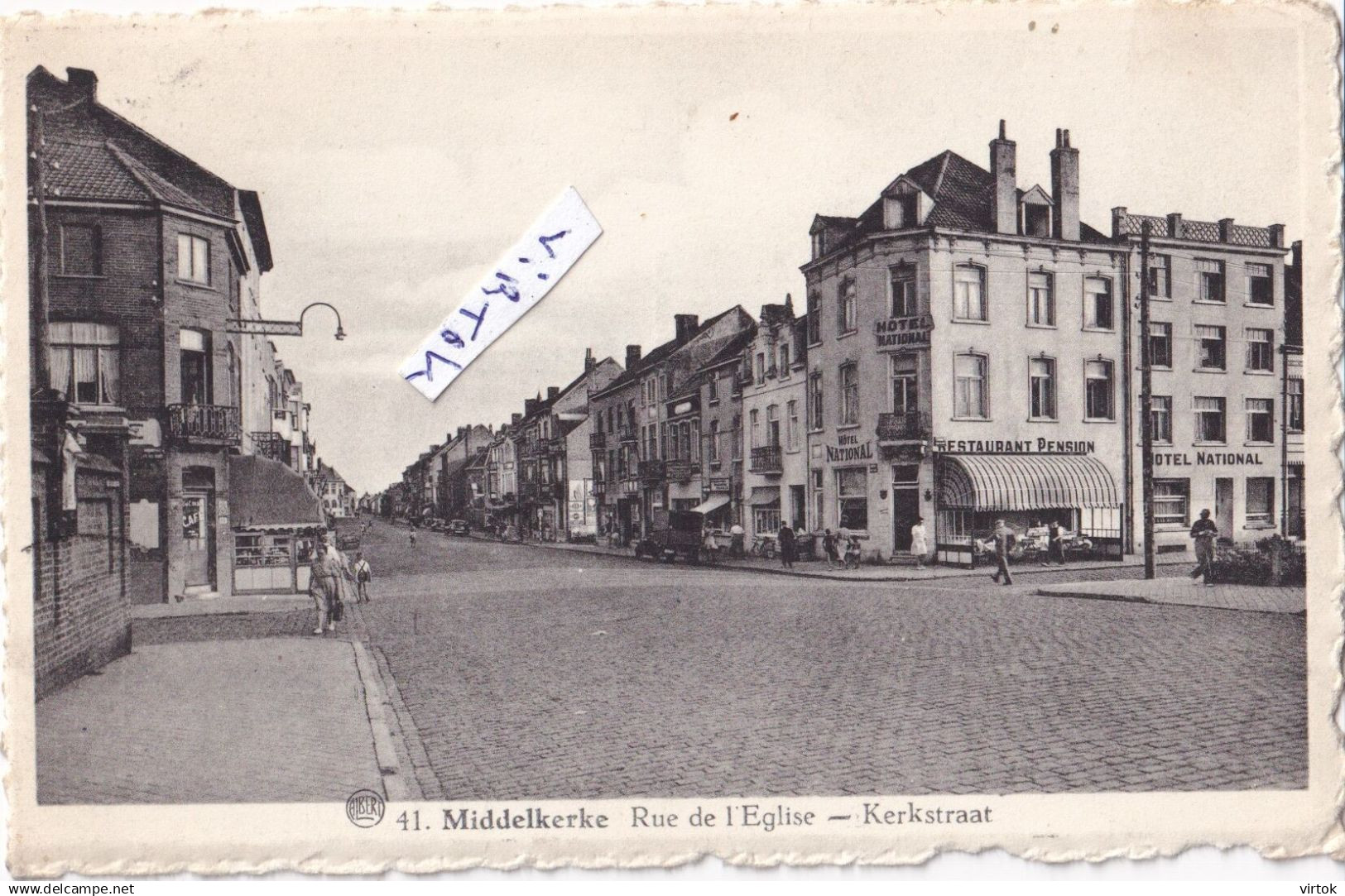 Middelkerke  (  1950 met zegel )