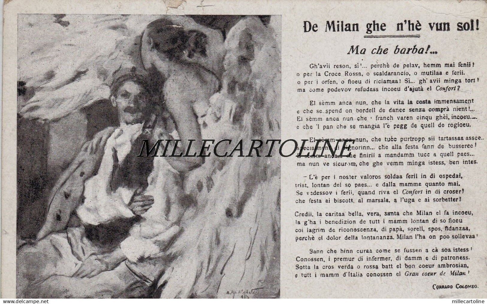 MILANO: De Milan ghe n'hè vun sol! - ma che barba - conforto domenicale feriti..