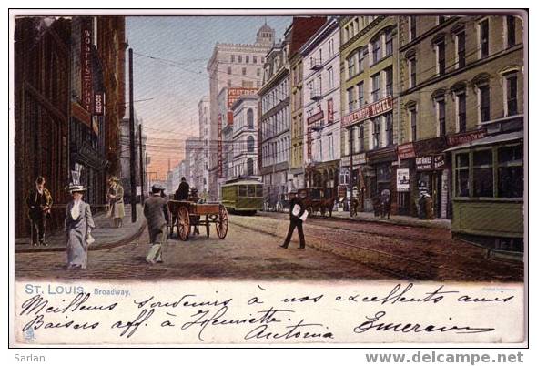 MO  , St Louis , Broadway ( tramway )