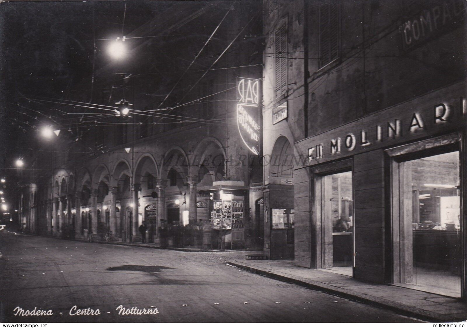 MODENA - Centro - Notturno 1956