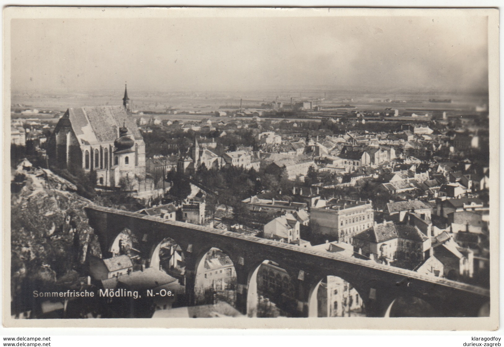 Mödling old postcard travelled 1929 b171025