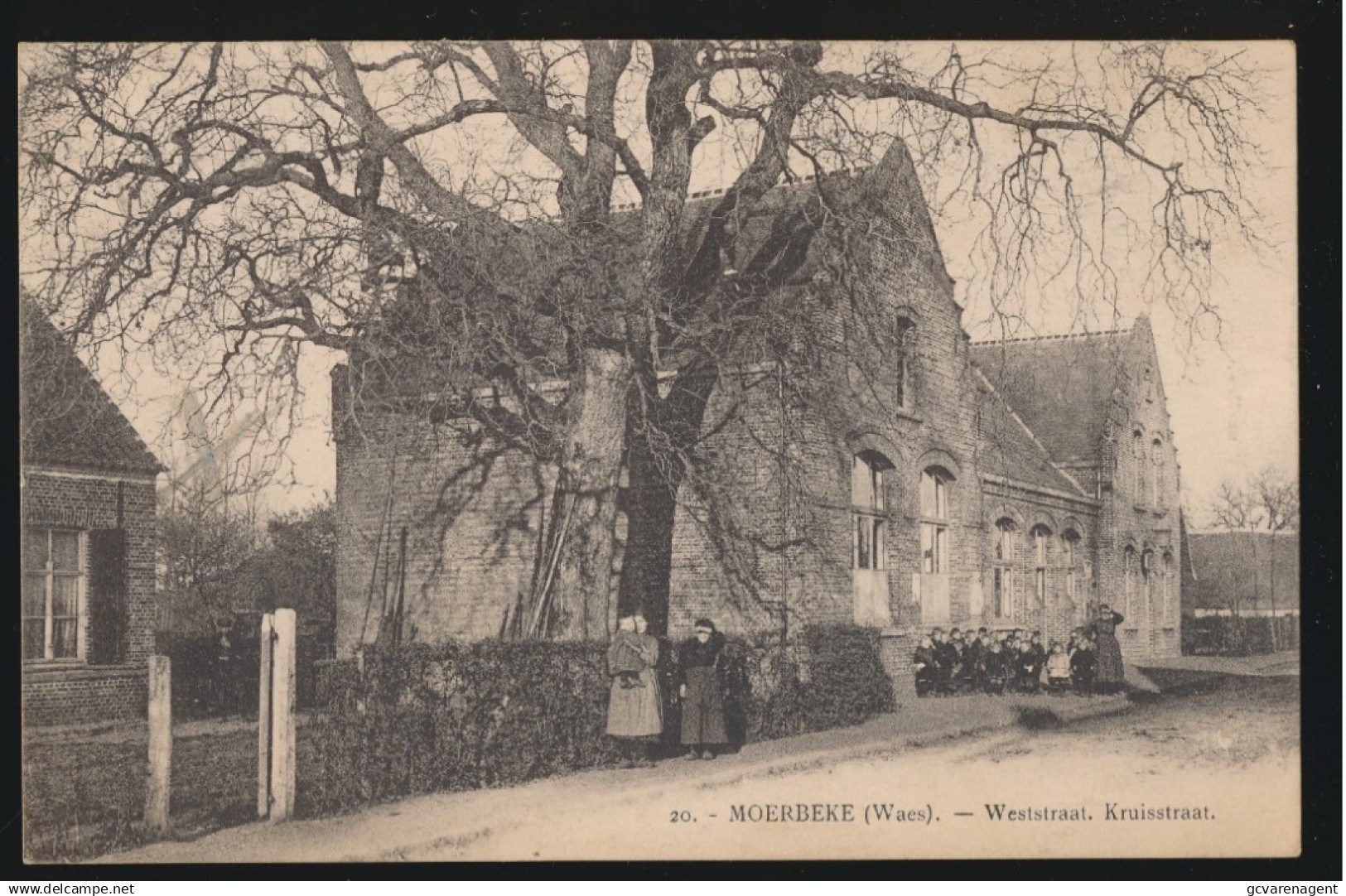 MOERBEKE WAAS   WESTSTRAAT , KRUISSTRAAT