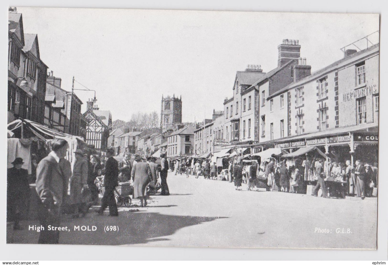 Mold Wales High Street Market